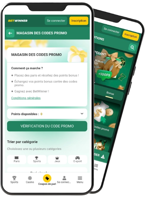 Conditions des codes promo Betwinner